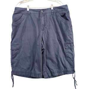 Jamaica Bay Boy's Cargo Shorts Blue Size 16 100% Cotton Pockets